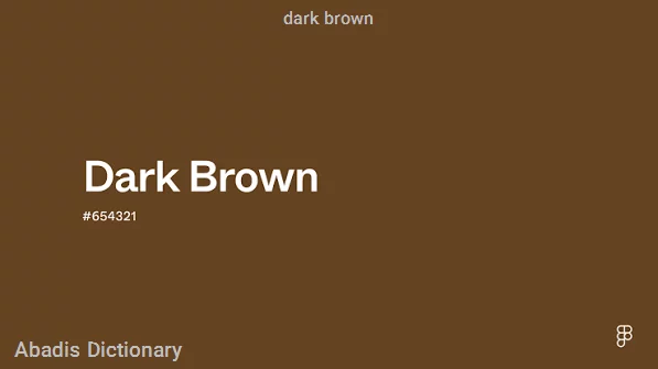 dark brown
